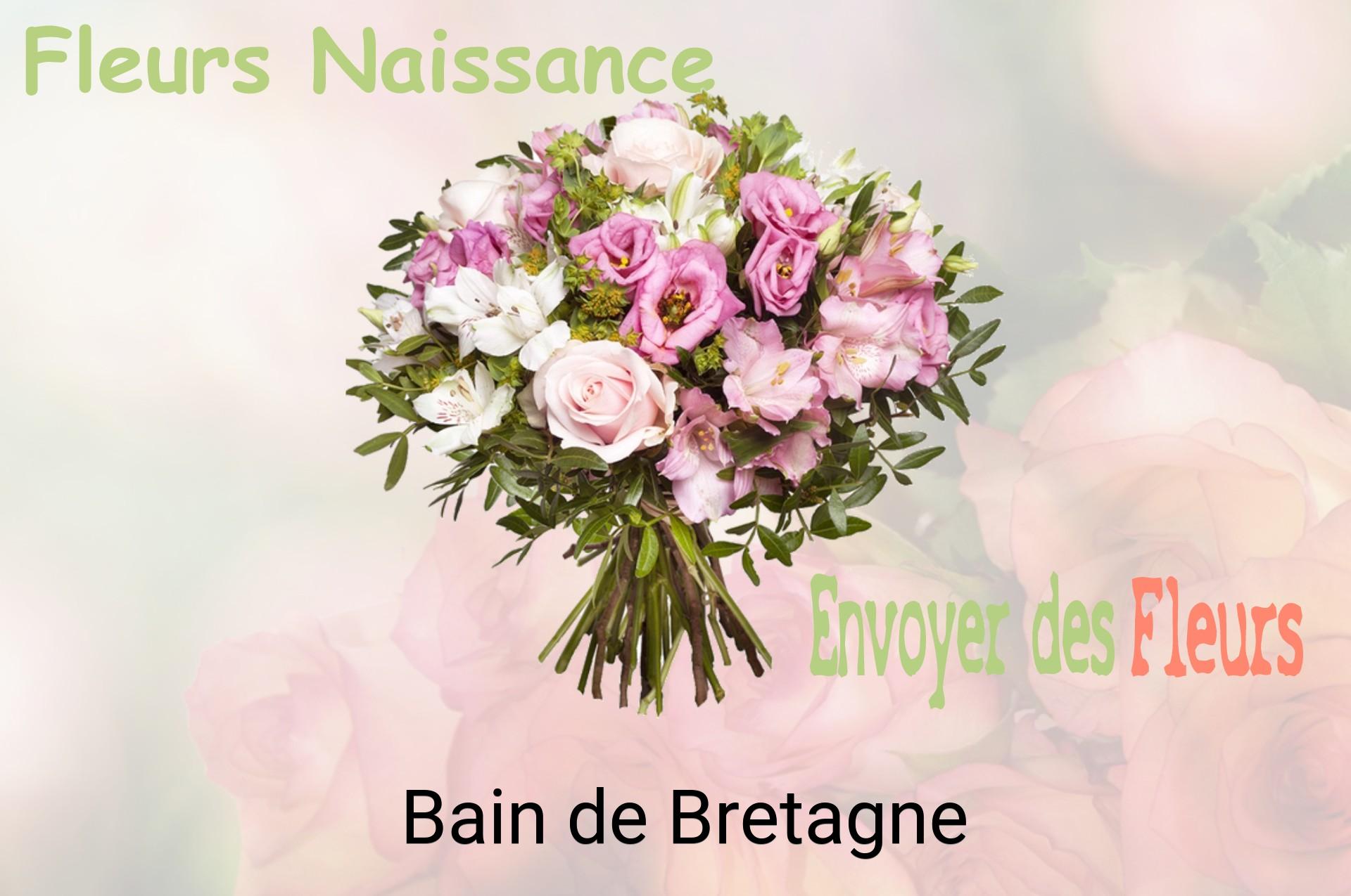 Bouquet de fleurs de naissance livré à Bain-de-Bretagne