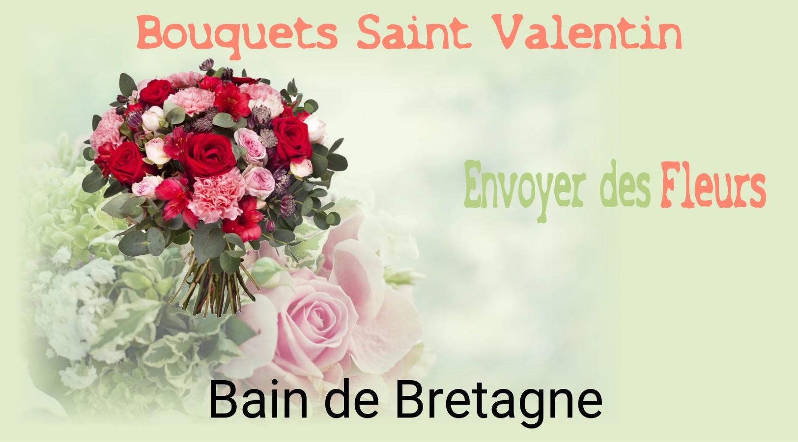 Roses de Saint-Valentin livrées à Bain-de-Bretagne